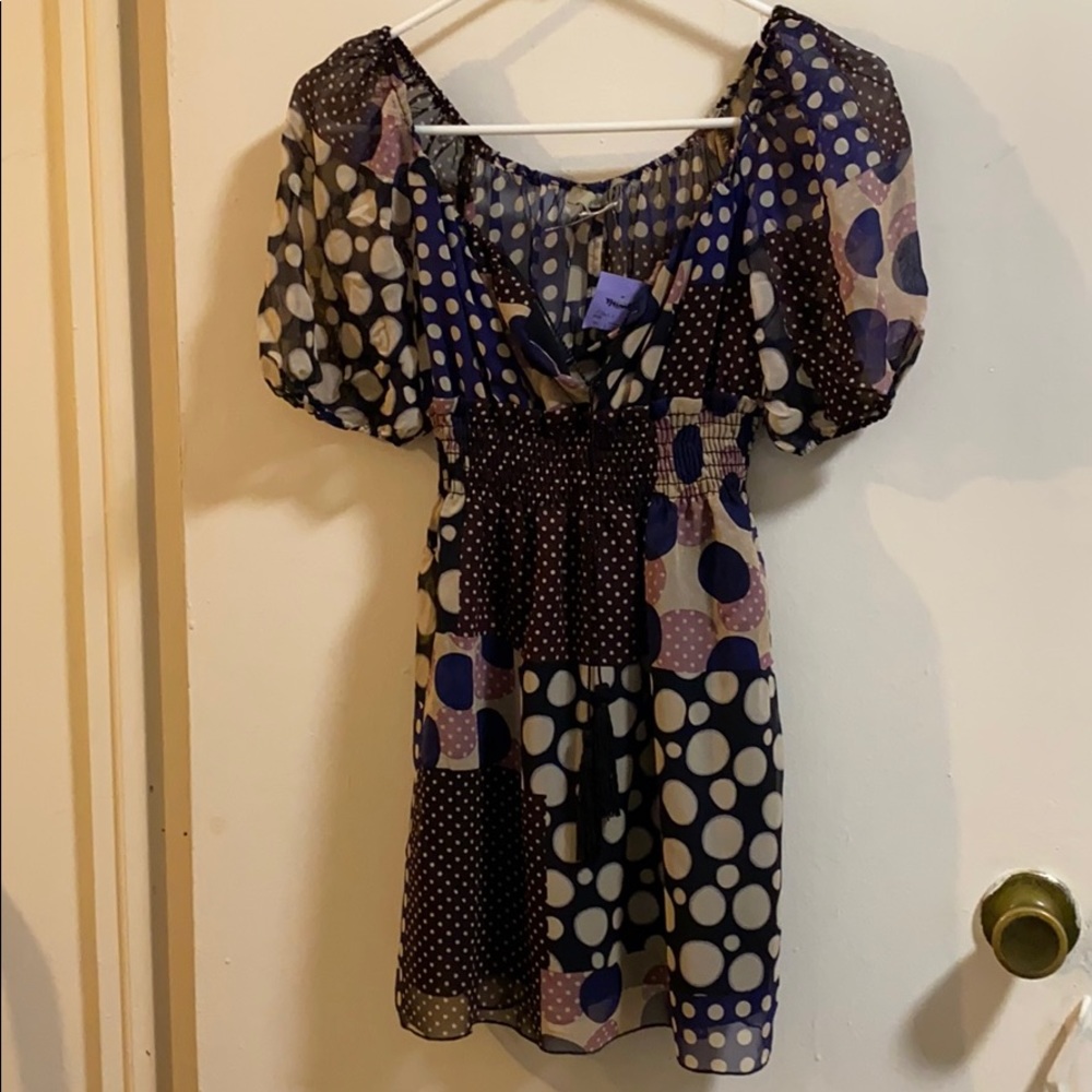 Geometric patterned tunic